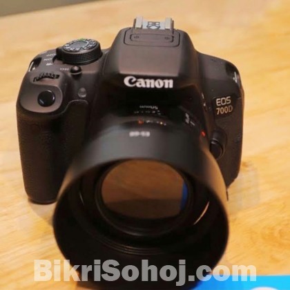 Canon 700d with 1.8F stm prime lens